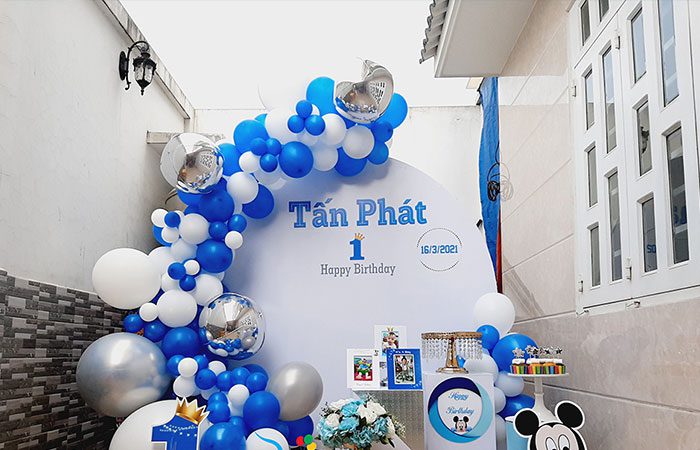 Giấy nến sinh nhật, backdrop trang trí tiệc sinh nhật cho bé trai, bé gái RTK013 Shopee Việt Nam