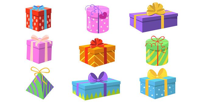 Top 10+ mẫu sticker hộp quà vector đẹp, cute, chất, ngầu