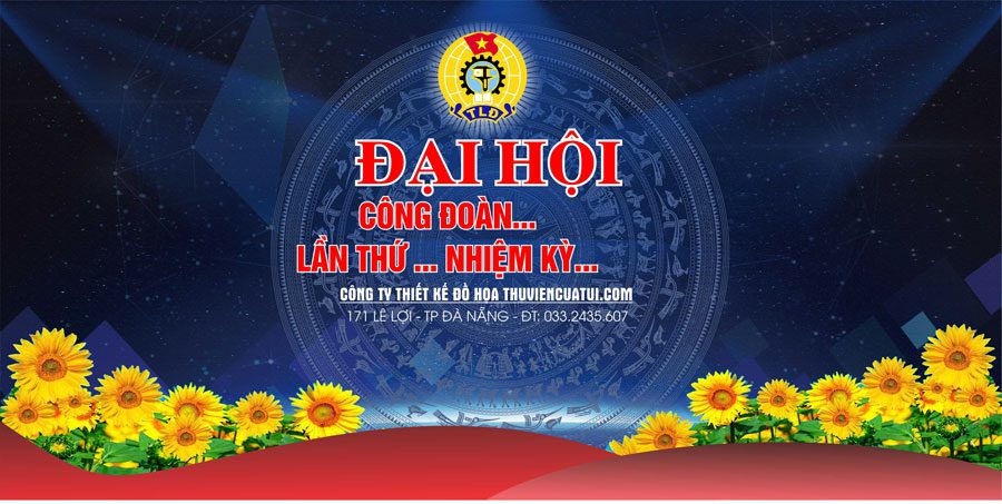 Mẫu băng rôn Kỷ niệm Ngày thành lập Công Đoàn Việt Nam 28/7 Mẫu băng rôn Đại hội Công Đoàn
