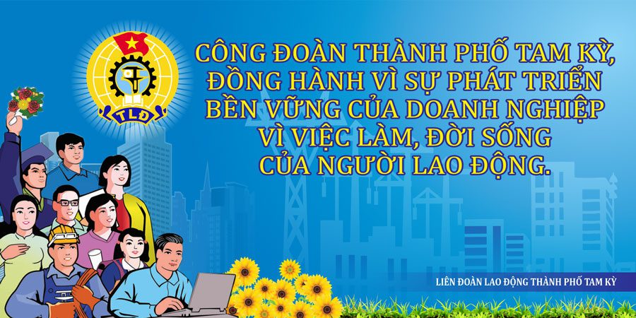 Mẫu băng rôn Kỷ niệm Ngày thành lập Công Đoàn Việt Nam 28/7 Mẫu băng rôn đại hội Công Đoàn 04
