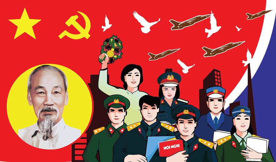Mẫu băng rôn Đại hội Đảng 06