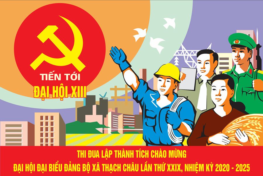 Mẫu băng rôn Đại hội Đảng 07