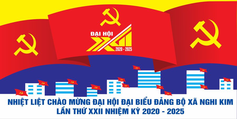 Mẫu băng rôn Đại hội Đảng 09
