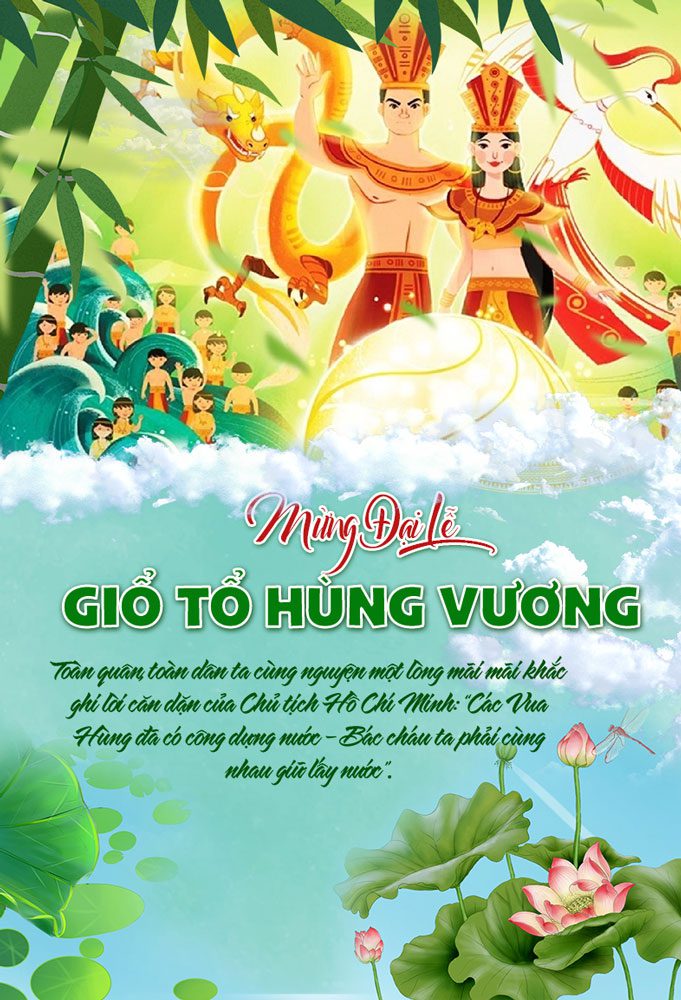 Mẫu băng rôn kỷ niệm Lễ Giỗ Tổ Hùng Vương 10/3 âm lịch Mẫu băng rôn kỷ niệm Lễ Giổ Tổ Hùng Vương 10/3 âm lịch 12
