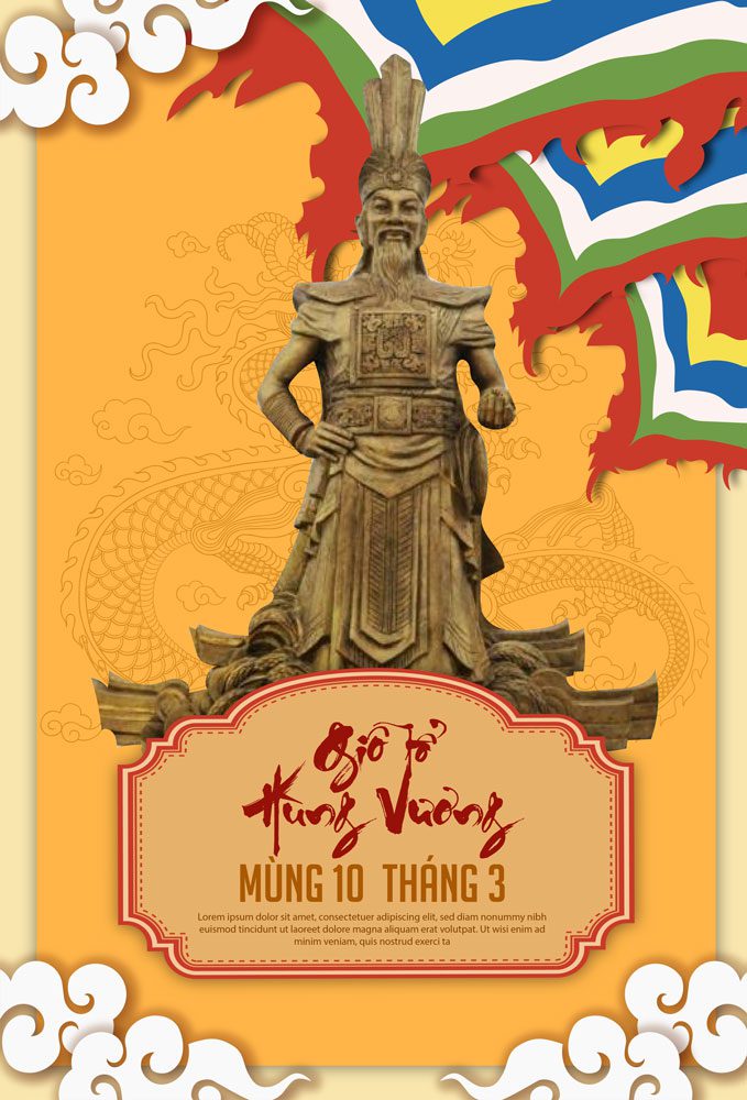 Mẫu băng rôn kỷ niệm Lễ Giỗ Tổ Hùng Vương 10/3 âm lịch Mẫu băng rôn kỷ niệm Lễ Giổ Tổ Hùng Vương 10/3 âm lịch 13