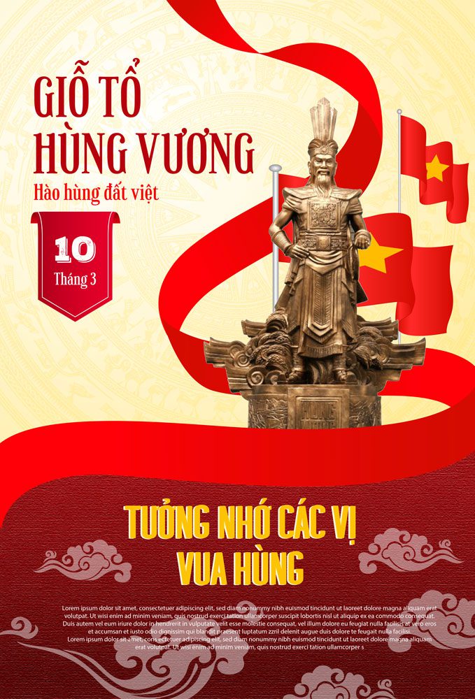 Mẫu băng rôn kỷ niệm Lễ Giỗ Tổ Hùng Vương 10/3 âm lịch Mẫu băng rôn kỷ niệm Lễ Giổ Tổ Hùng Vương 10/3 âm lịch 14