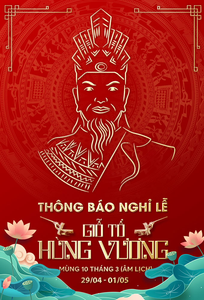 Mẫu băng rôn kỷ niệm Lễ Giỗ Tổ Hùng Vương 10/3 âm lịch Mẫu băng rôn kỷ niệm Lễ Giổ Tổ Hùng Vương 10/3 âm lịch 10