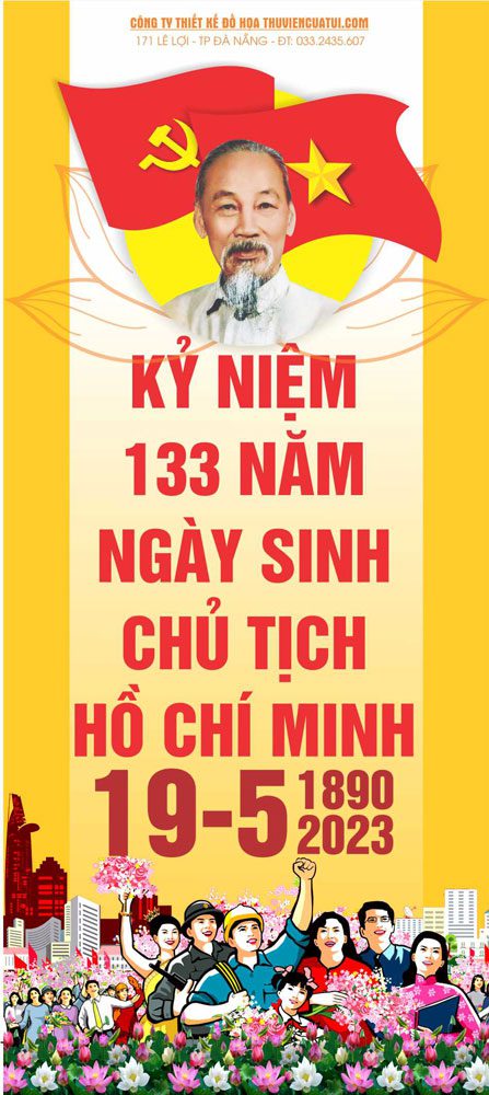 Mẫu băng rôn kỷ niệm ngày sinh nhật Bác Hồ 19/5 =Mẫu băng rôn kỷ niệm ngày sinh nhật Bác Hồ 19/5 10