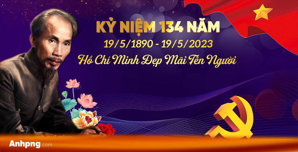 Mẫu băng rôn kỷ niệm ngày sinh nhật Bác Hồ 19/5 Mẫu băng rôn kỷ niệm ngày sinh nhật Bác Hồ 19/5 03