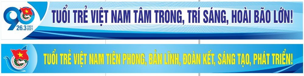 Mẫu băng rôn kỷ niệm thành lập Đoàn TNCS Hồ Chí Minh 26/3 Mẫu băng rôn Đoàn Thanh Niên 02