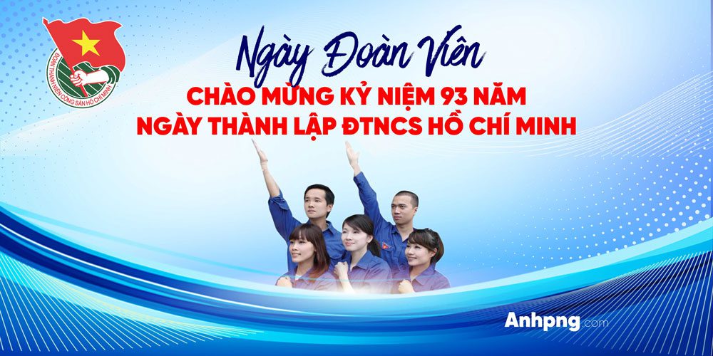 Mẫu băng rôn kỷ niệm thành lập Đoàn TNCS Hồ Chí Minh 26/3