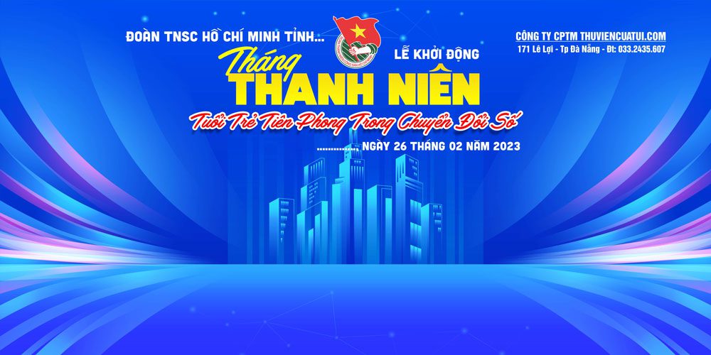 Mẫu băng rôn kỷ niệm thành lập Đoàn TNCS Hồ Chí Minh 26/3 Mẫu băng rôn Đoàn Thanh Niên 13