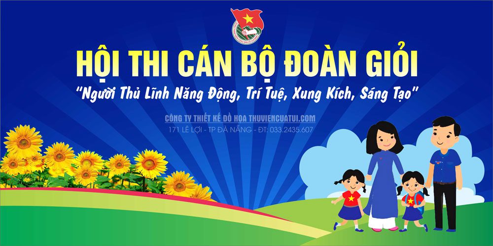 Mẫu băng rôn kỷ niệm thành lập Đoàn TNCS Hồ Chí Minh 26/3 Mẫu băng rôn Đoàn Thanh Niên 30