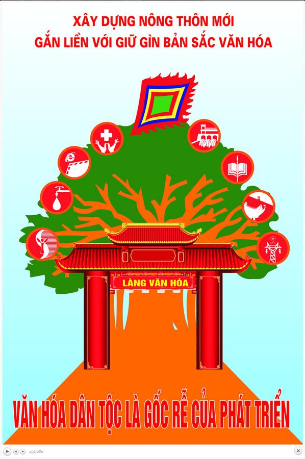 Mẫu băng rôn cổ động Nông Thôn Mới 01