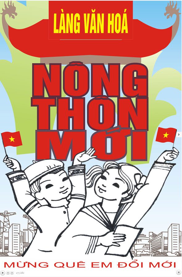 Mẫu băng rôn cổ động Nông Thôn Mới 06
