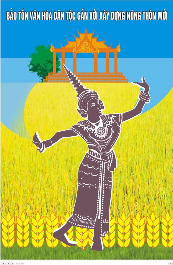 Mẫu băng rôn cổ động Nông Thôn Mới 08