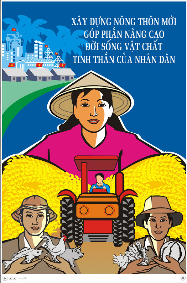 Mẫu băng rôn cổ động Nông Thôn Mới 14