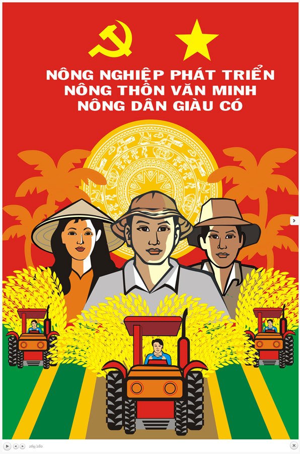Mẫu băng rôn cổ động Nông Thôn Mới 15