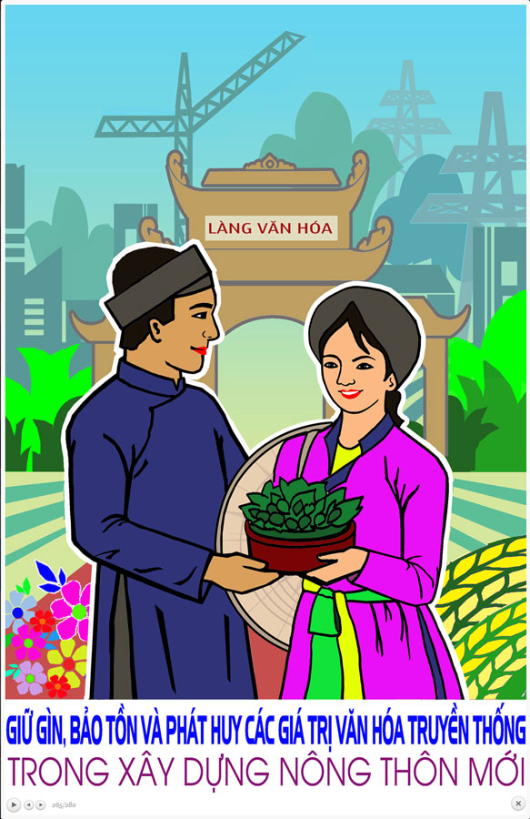 Mẫu băng rôn cổ động Nông Thôn Mới 20