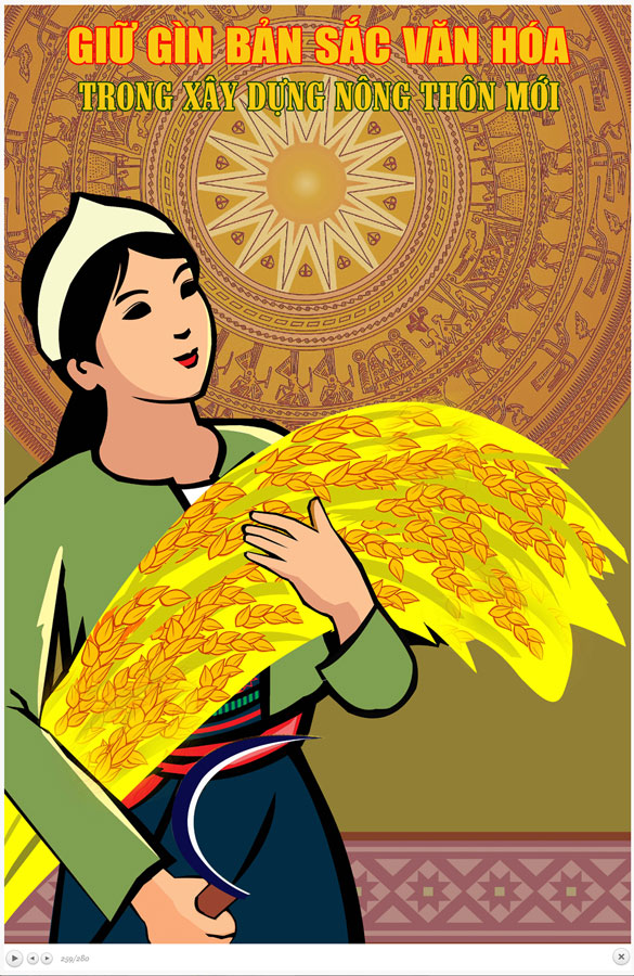 Mẫu băng rôn cổ động Nông Thôn Mới 23