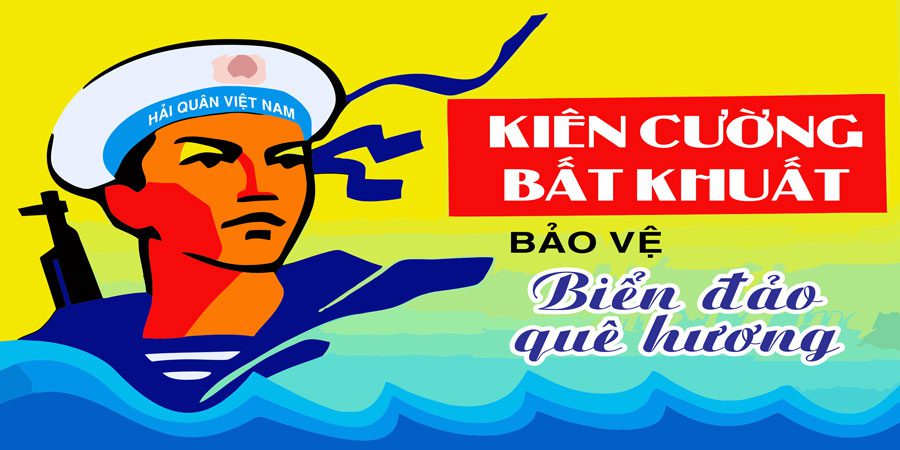Mẫu băng rôn cổ động tuyên truyền biển đảo
