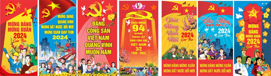 Top 10 + mẫu băng rôn kỷ niệm ngày thành lập Đảng 3/2 Mẫu băng rôn kỷ niệm ngày thành lập Đảng 05