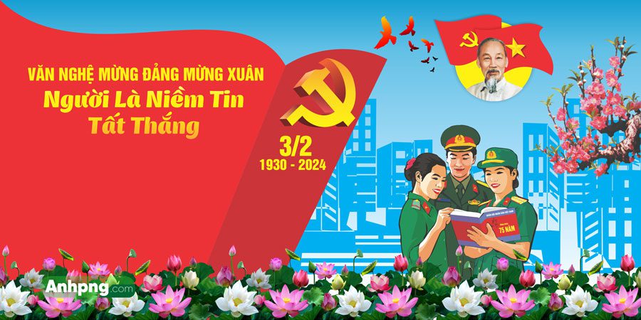 Top 10 + mẫu băng rôn kỷ niệm ngày thành lập Đảng 3/2 Mẫu băng rôn kỷ niệm ngày thành lập Đảng 08