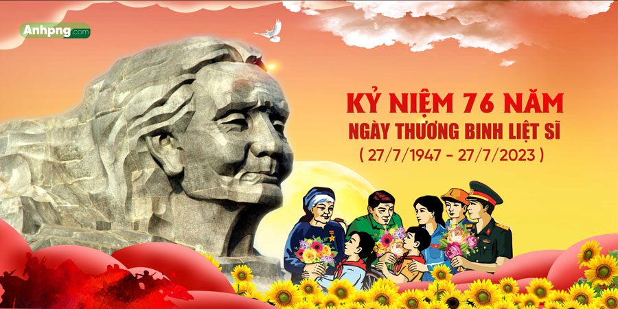 10+ mẫu băng rôn chào mừng ngày Thương Binh Liệt Sĩ 27/7