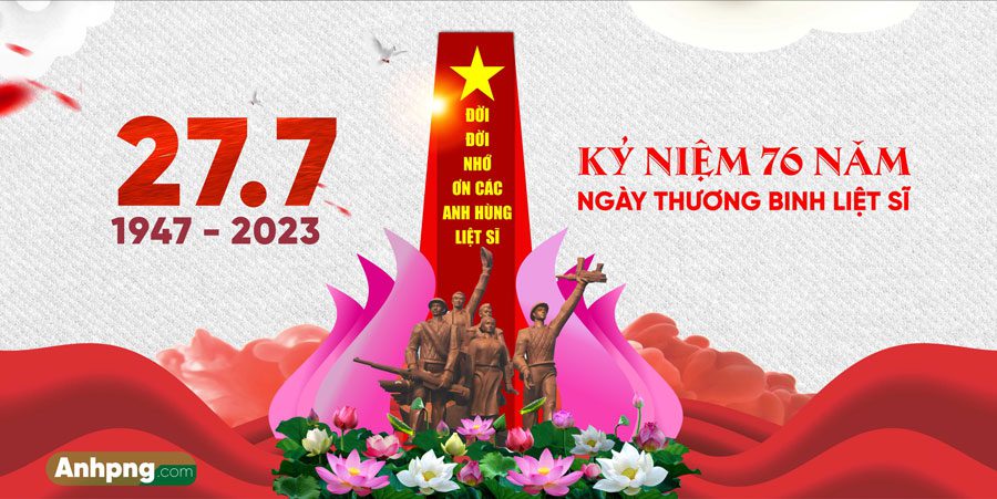 Mẫu băng rôn kỷ niệm ngày thương binh liệt sĩ 27/7 04