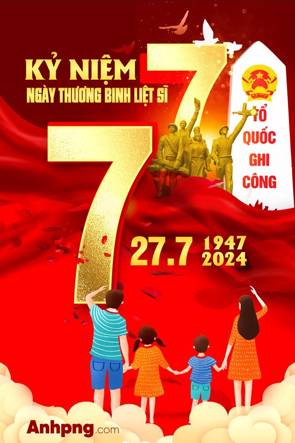 Mẫu băng rôn kỷ niệm ngày thương binh liệt sĩ 27/7 05