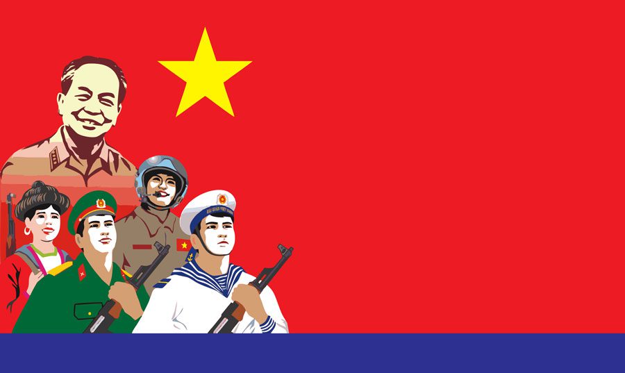 Mẫu băng rôn kỷ niệm thành lập Quân đội 22/12 03