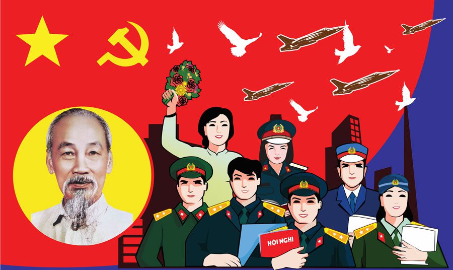 Mẫu băng rôn kỷ niệm thành lập Quân đội 22/12 10