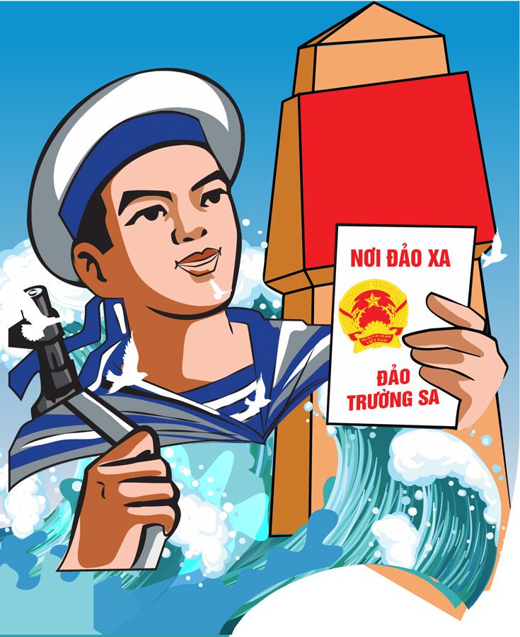 Mẫu băng rôn cổ động tuyên truyền biển đảo 09