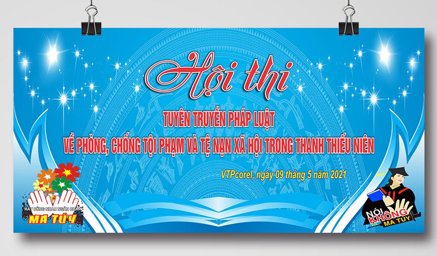 Top 10+ mẫu backdrop hội thi diễn văn nghệ đẹp, ấn tượng Mẫu backdrop hội thi văn nghệ 03