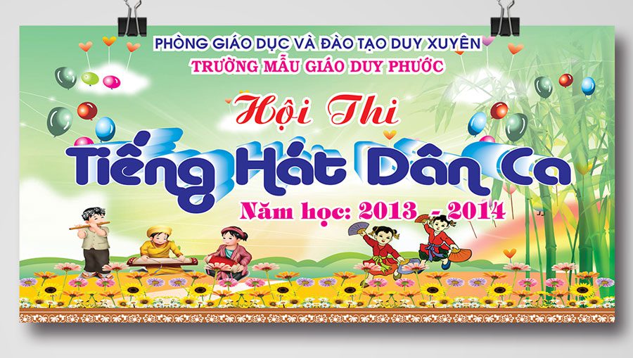 Top 10+ mẫu backdrop hội thi diễn văn nghệ đẹp, ấn tượng Mẫu backdrop hội thi văn nghệ 04
