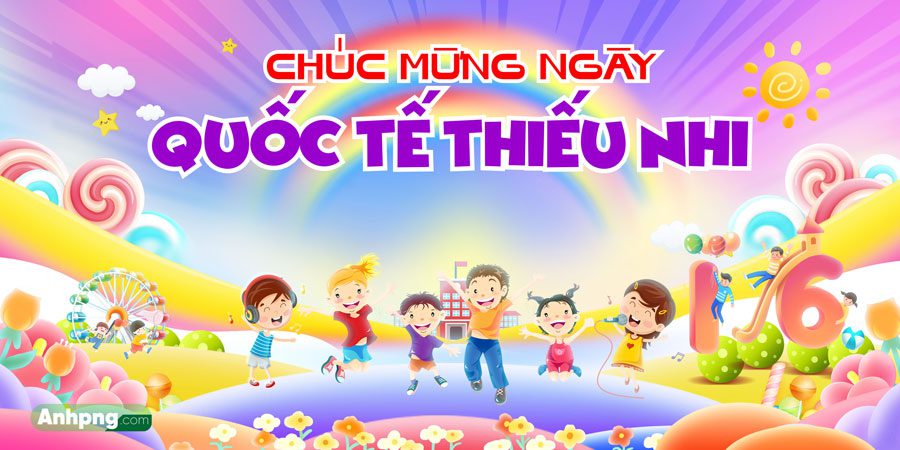 Top 10+ mẫu băng rôn mừng ngày Quốc tế Thiếu nhi 1/6 Mẫu băng rôn ngày Quốc tế Thiếu Nhi 1/6 mã 03