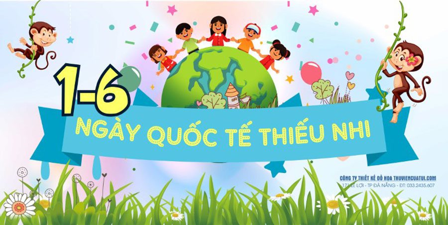 Top 10+ mẫu băng rôn mừng ngày Quốc tế Thiếu nhi 1/6 Mẫu băng rôn ngày Quốc tế Thiếu Nhi 1/6 mã 14