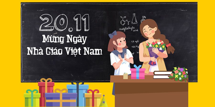 Mẫu băng rôn ngày Nhà giáo Việt Nam 20/10 mẫu 15