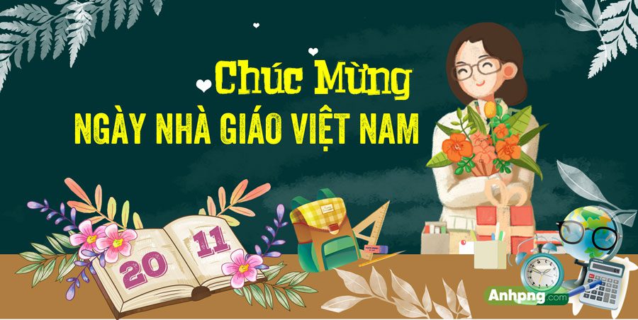Mẫu băng rôn ngày Nhà giáo Việt Nam 20/10 mẫu 12