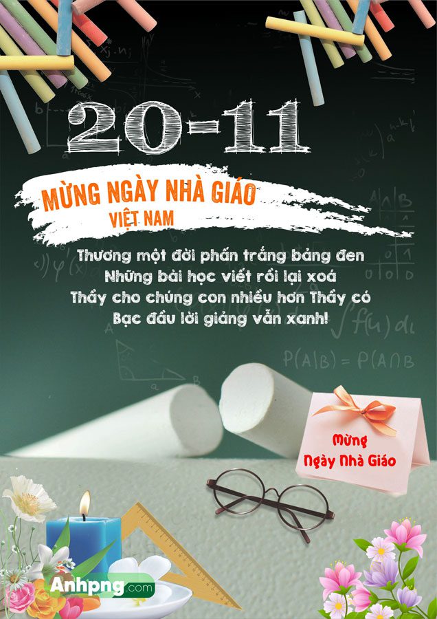 Mẫu băng rôn ngày Nhà giáo Việt Nam 20/10 mẫu 11