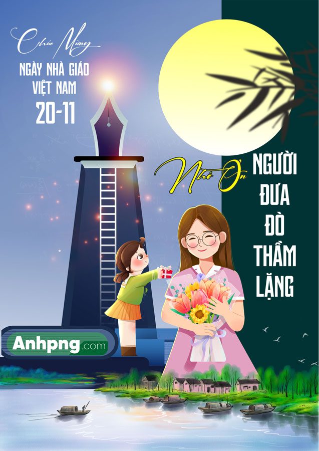 Mẫu băng rôn ngày Nhà giáo Việt Nam 20/10 mẫu 10