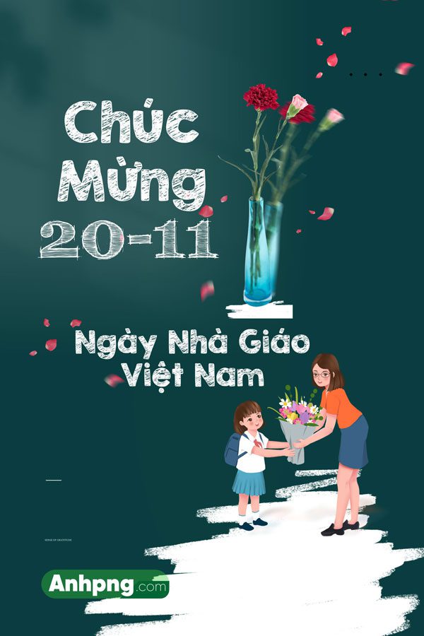 Mẫu băng rôn ngày Nhà giáo Việt Nam 20/10 mẫu 7