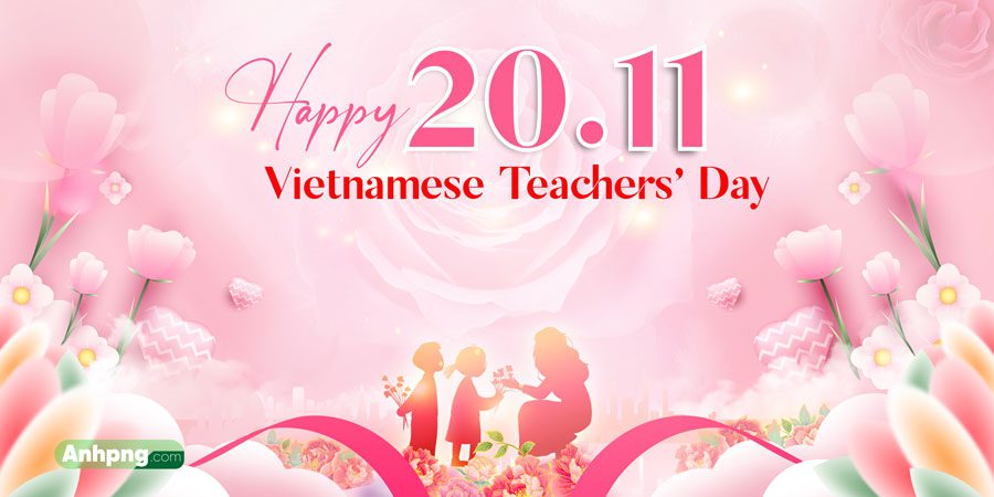 Mẫu băng rôn ngày Nhà giáo Việt Nam 20/10 mẫu 3