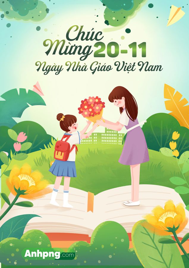Mẫu băng rôn ngày Nhà giáo Việt Nam 20/10 mẫu 26