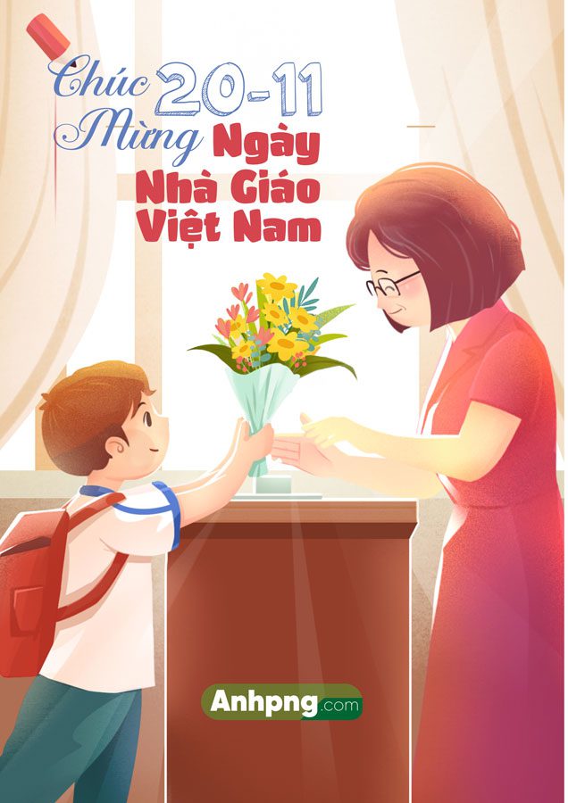 Mẫu băng rôn ngày Nhà giáo Việt Nam 20/10 mẫu 25