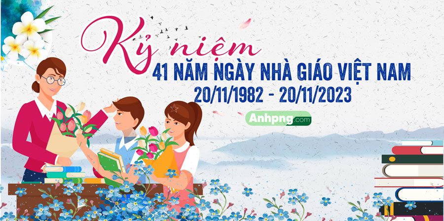 Mẫu băng rôn ngày Nhà giáo Việt Nam 20/10 mẫu 22