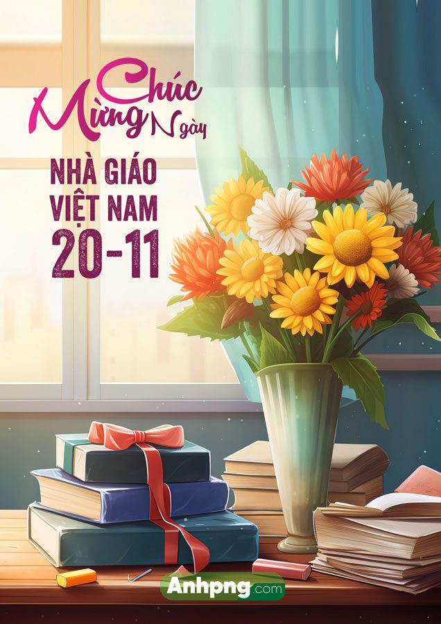 Mẫu băng rôn ngày Nhà giáo Việt Nam 20/10 mẫu 23