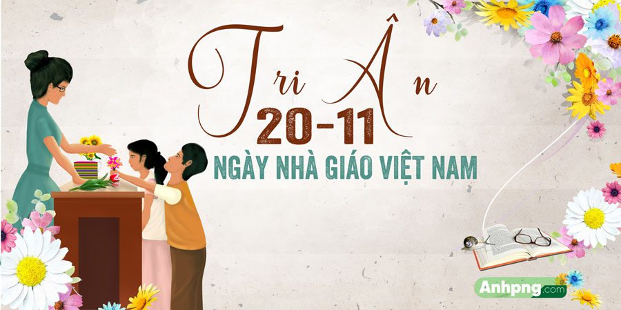 Mẫu băng rôn ngày Nhà giáo Việt Nam 20/10 mẫu 21
