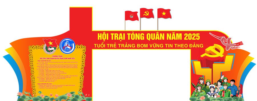 Top 10+ mẫu băng rôn tổ chức hội trại đẹp ấn tượng