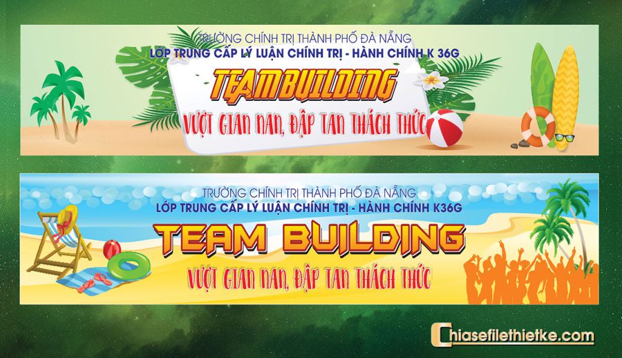 Top 10+ mẫu băng rôn tổ chức hội trại đẹp ấn tượng Mẫu băng rôn tổ chức hội trại 03